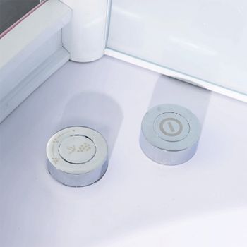 Душевой бокс Orans SR-9907 9907000 с баней профиль Белый задние стенки Белые — фото 4, Душевые боксы