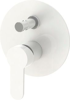 Смеситель Cezares LACONICO-VDI-BLC Белый — фото 1, Смеситель для душа