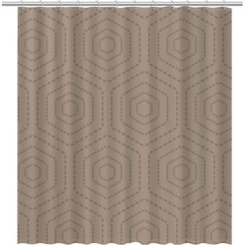 Шторка для ванны Fixsen Actual FX-1512 200х180 Бежевая — фото 1, Шторы для ванной