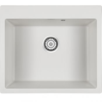 Кухонная мойка Paulmark Kante 60 PM106052-WH Белая — фото 1, Кухонные мойки