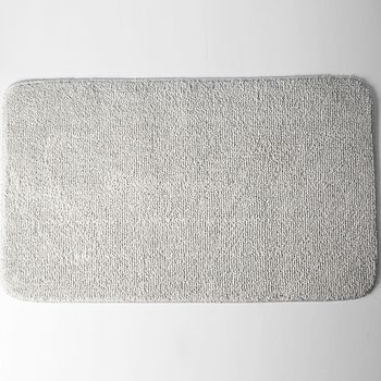 Коврик для ванной комнаты WasserKRAFT Vils 75х45 BM-1021 Серый — фото 1, Коврики для ванной комнаты