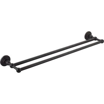 Полотенцедержатель WasserKRAFT Isar K-7340 двойной Темная бронза — фото 1, Полотенцедержатели