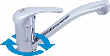 Смеситель Rav Slezak Sazava SA015.5 Хром — фото 1, Смесители для раковины