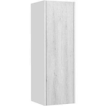 Подвесной шкаф Aquaton Сакура 33 R 1A220803SKW8R Ольха наварра Белый глянец — фото 1, Шкафы для ванной