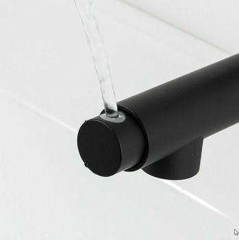 Смеситель для раковины Gappo G1052-76 Черный матовый — фото 6, Смесители для раковины