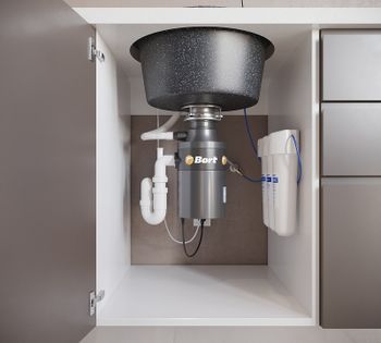 Кухонная мойка Domaci Бьелла DMC-08S GWS-08S-308 Черная — фото 7, Кухонные мойки