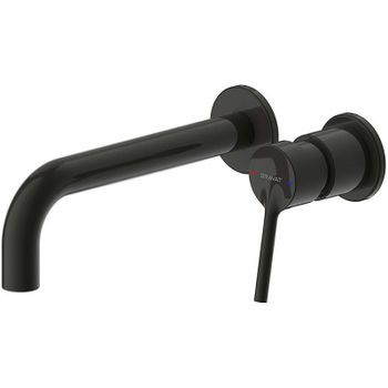 Смеситель для раковины Bravat P8461217BW-ENG Черный — фото 1, Смесители для раковины