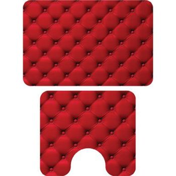 Комплект ковриков Veragio Carpet 68x45 VR.CPT-7200.02 с рисунком Bordo — фото 1, Коврики для ванной комнаты