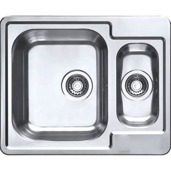 Кухонная мойка Alveus Line Maxim 50 SAT-90 615x500 1089612 Сатинированная сталь — фото 1, Кухонные мойки