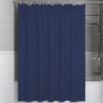 Штора для ванны Iddis Promo 180х200 P05PE18i11 Темно-синяя — фото 1, Шторы для ванной