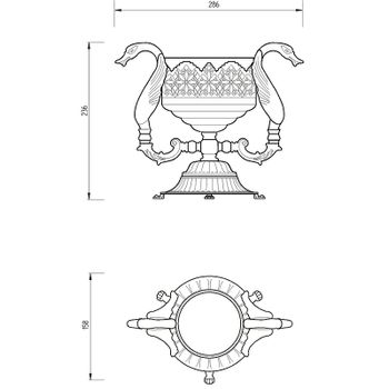 Мыльница Migliore Luxor 26218 Золото — фото 4, Мыльницы