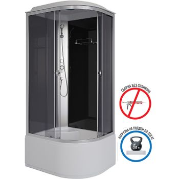 Душевая кабина Niagara Eco 90x80 L E90/80/40L/TN без гидромассажа — фото 2, Душевые кабины