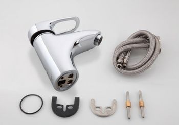 Смеситель для раковины Frap H04 F1004 Хром — фото 10, Смесители для раковины