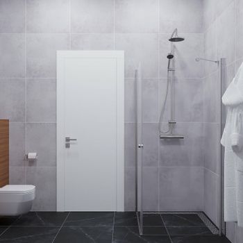 Душевой уголок Triton Форта-Хром 90х90 Щ0000054476 профиль Хром стекло прозрачное — фото 4, Душевые уголки трапеция