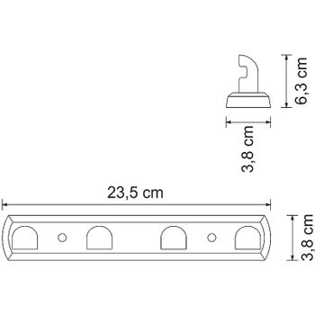 Товар: Вешалка для полотенец WasserKRAFT Kammel K-8374W Белая матовая - фото 4 Вешалка для полотенец WasserKRAFT Kammel K-8374W Белая матовая — фото 4, Крючки для полотенец