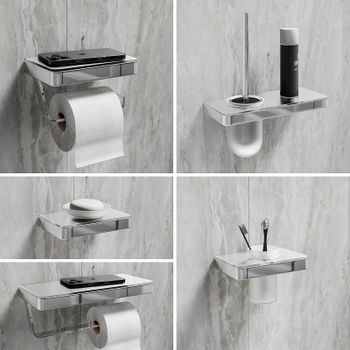 Мыльница Lemark Glass Line 9741037 Хром — фото 3, Мыльницы