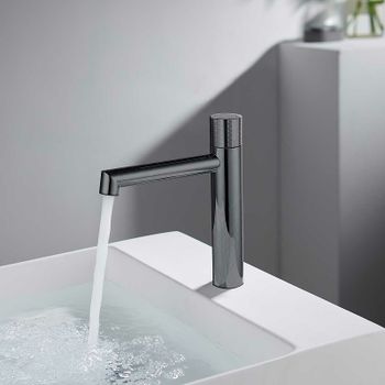 Смеситель для раковины Vincea Desire VBF-1D3GM Вороненая сталь — фото 3, Смесители для раковины