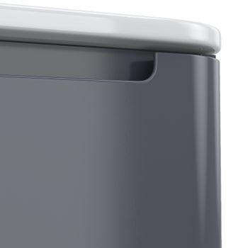 Тумба с раковиной Iddis Edifice 100 EDI10D0i95K подвесная Темно-серая — фото 4, Тумбы с раковиной