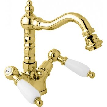 Смеситель для биде Cezares First-BS2-03/24-Bi Золото 24 карат — фото 1, Смесители для биде