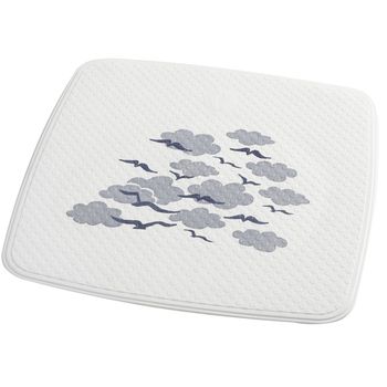 Коврик для душа Ridder Helgoland 64263 Белый Голубой — фото 1, Коврики для ванной комнаты