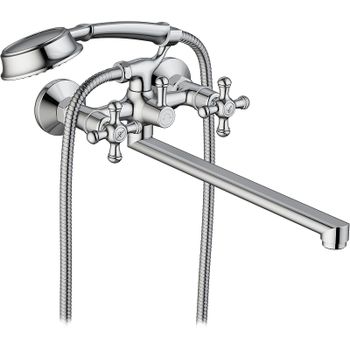 Смеситель для ванны Damixa Retro 239500000 универсальный Хром — фото 1, Смеситель для ванны