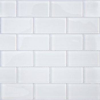 Стеклянная мозаика Caramelle mosaic Impressioni Mattoni Bianchi 30x30 см — фото 1, Мозаика