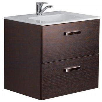 Тумба под раковину Roca Victoria Nord 60 ZRU9000027 подвесная Венге — фото 1, Тумбы под раковину