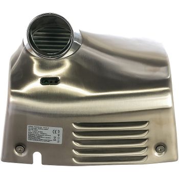 Сушилка для рук Nofer Windflow 01151.S Нержавеющая сталь матовая — фото 2, Сушилки для рук