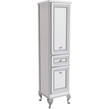 Шкаф пенал Caprigo Fresco 42 R 10650R-В016 Белый матовый — фото 1, Пеналы для ванной комнаты