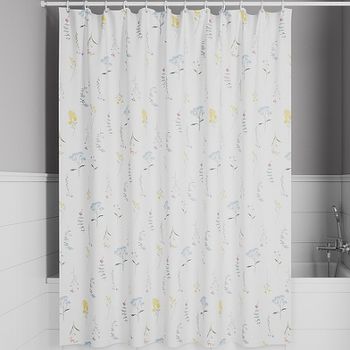 Штора для ванны Iddis Base 180х200 BF02P18i11 Белая — фото 1, Шторы для ванной