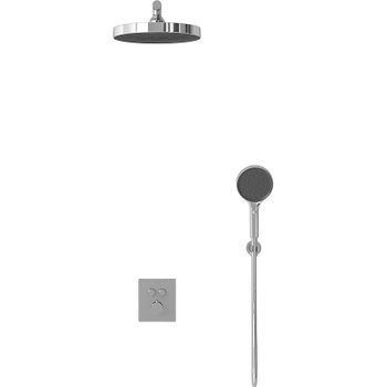 Душевая система Vincea Inspire VSFW-3I21T2CH с термостатом Хром — фото 2, Встраиваемые душевые комплекты