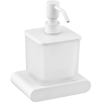 Дозатор для жидкого мыла Remer Lounge LN13BO Белый матовый — фото 1, Дозаторы