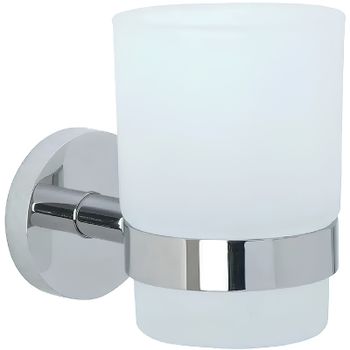 Стакан для зубных щеток Haiba HB1706 Хром — фото 1, Стаканы для зубных щеток