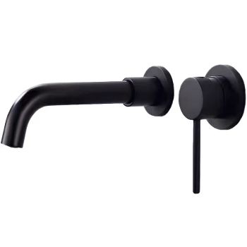 Смеситель для раковины Orange Karl M05-722b Черный — фото 1, Смесители для раковины