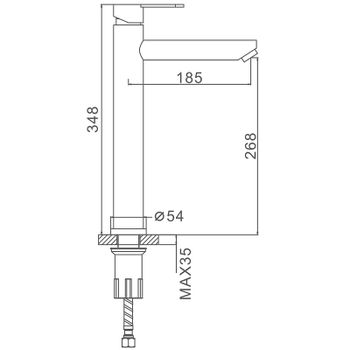Смеситель для раковины Splenka S223.15.05 Сатин — фото 12, Смесители для раковины