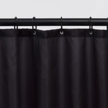 Штора для ванны WasserKRAFT Nau 200х200 SC-77102 Черная — фото 6, Шторы для ванной