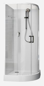 Душевая кабина Aquanet Passion EVO R White 80х80 281961 без гидромассажа — фото 3, Душевые кабины