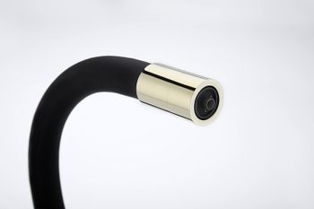 Смеситель для кухни Paulmark Salix Sa213419-G Золото — фото 10, Смесители для кухни