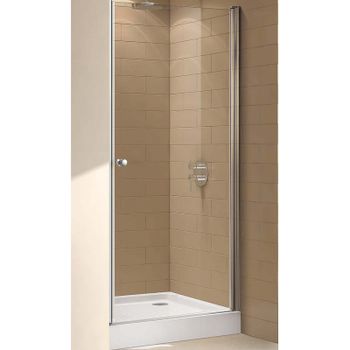 Душевая дверь Cezares Eco 85 ECO-O-B-1-85-C-Cr профиль Хром стекло прозрачное — фото 1, Распашные душевые двери