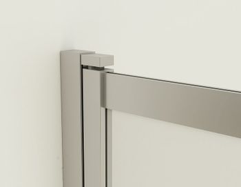 Шторка на ванну Vincea VSB 100х145 VSB-1E100CGB профиль Черный матовый стекло тонированное — фото 6, Неподвижные шторки для ванной