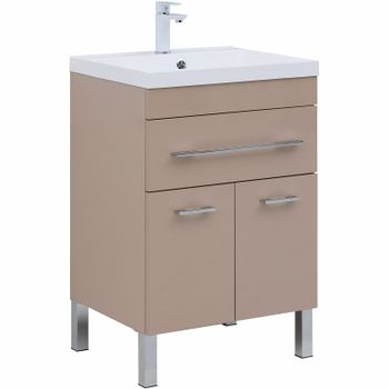 Тумба под раковину Aquanet Верона 60 304534 Капучино — фото 1, Тумбы под раковину