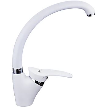 Смеситель для кухни Frap F4101-12 Белый — фото 1, Смесители для кухни