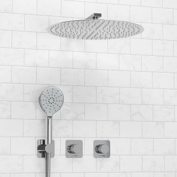 Душевая система WasserKRAFT Mosel A4651.293.090.117.271.087.127 Хром — фото 4, Встраиваемые душевые комплекты