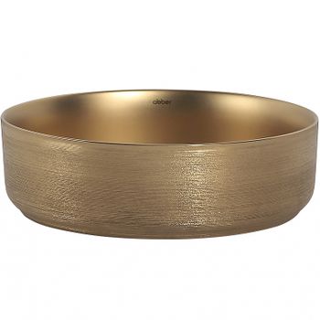 Раковина-чаша Abber Bequem 40 AC2109BGM Золото матовое — фото 3, Раковины накладные