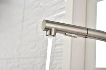 Смеситель для кухни Paulmark Neo Ne214419-Ni Никель — фото 13, Смесители для кухни