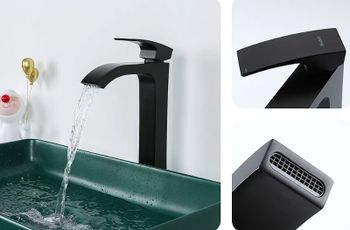 Смеситель для раковины Gappo G07-6 G1007-86 Черный матовый — фото 7, Смесители для раковины