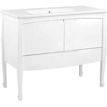 Тумба под раковину Veedi Lord 100 LRD1000T-DR Белая — фото 1, Тумбы под раковину