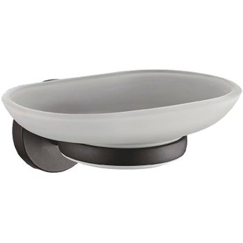 Мыльница D-Lin D220111 Черная матовая — фото 1, Мыльницы