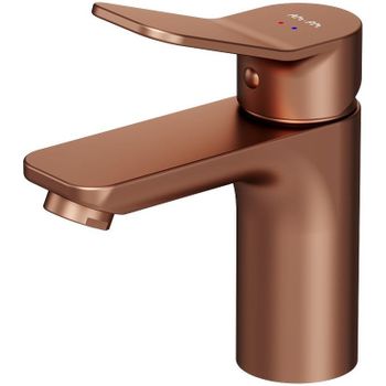 Смеситель для раковины AM.PM X-Joy F85A02144 Розовое золото — фото 1, Смесители для раковины