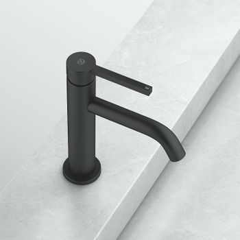 Смеситель для раковины Kludi Nova Fonte Pura 202883915 Черный матовый — фото 2, Смесители для раковины